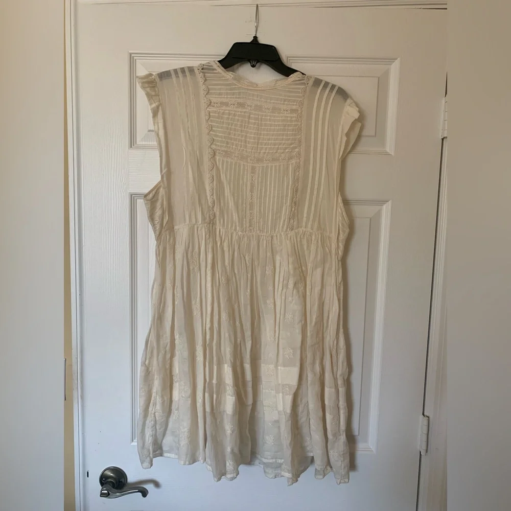 NWT Free People Embroidered Babydoll Dress Boho‎ Cottagecore Romantic Coquette